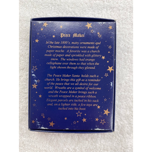 Pipka Ulvilden Stories Of Christmas Ornament #11413 Peace Keeper Santa 4" - Picture 8 of 9